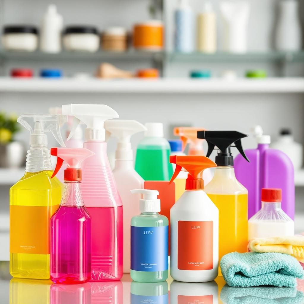 Range of professional cleaning chemical products
