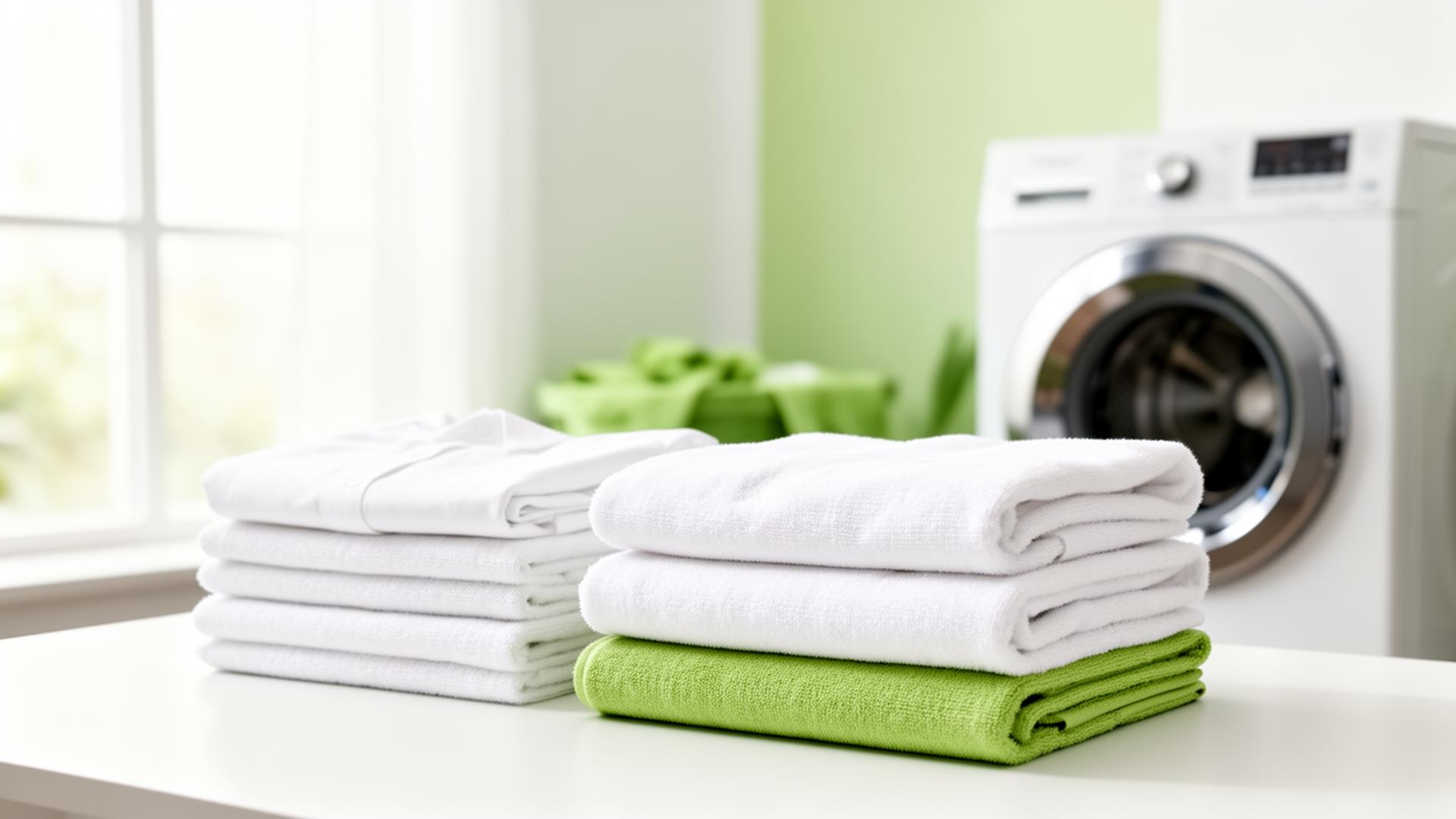 Freshly folded laundry